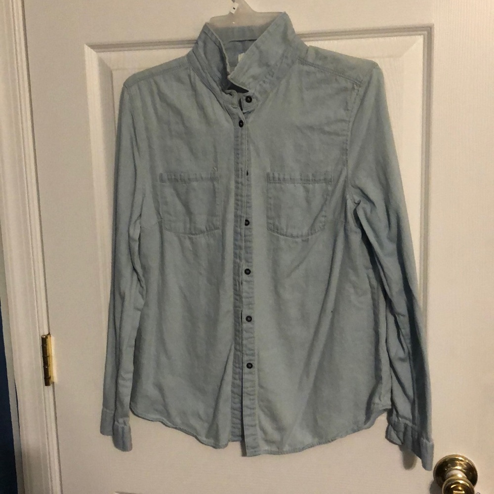 Light denim colored long sleeve
